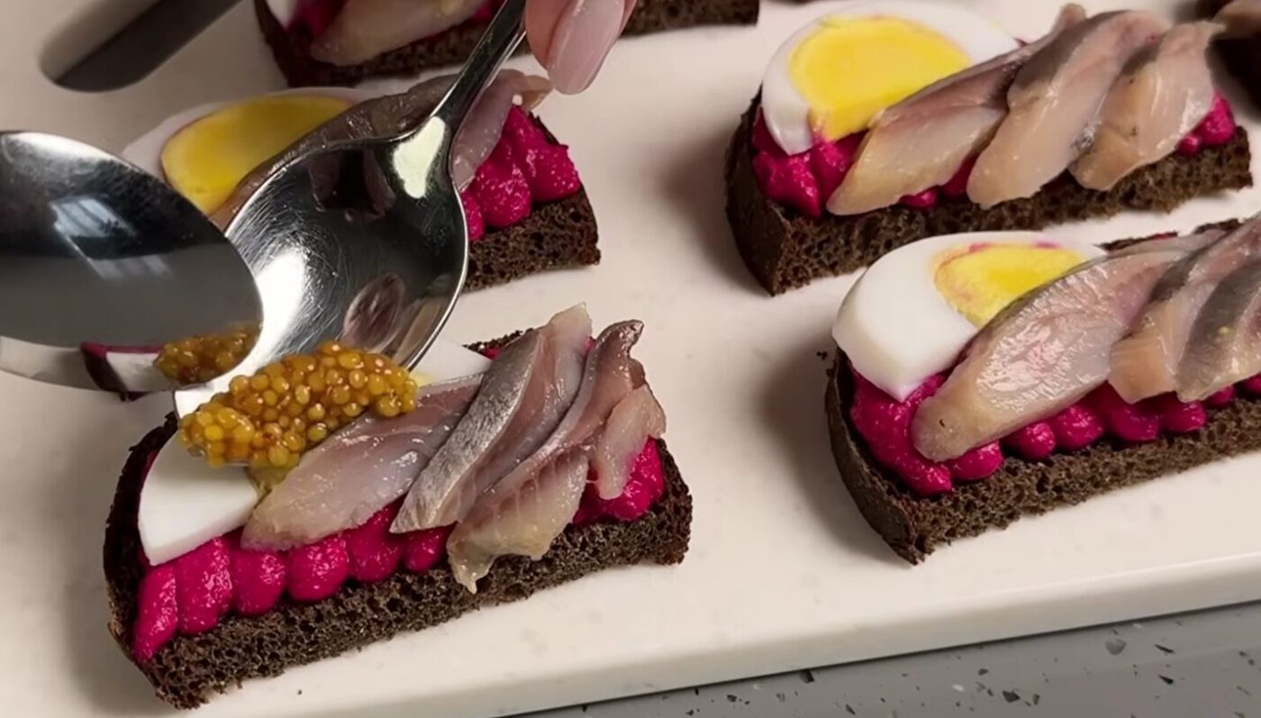 Бутерброди "Оселедець на шубі"